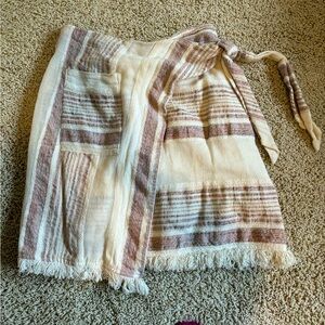 Anthropologies cotton wrap skirt Holding Horses